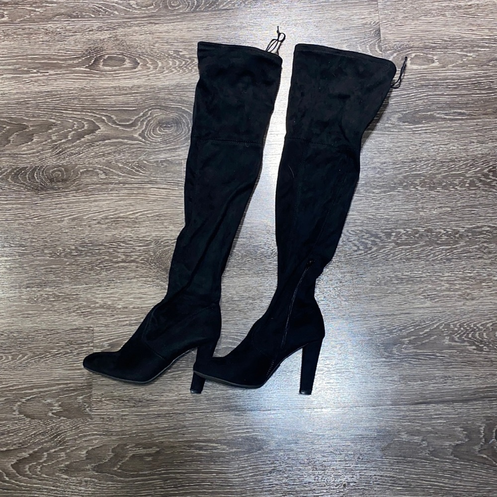 OTK Black Suede Boots